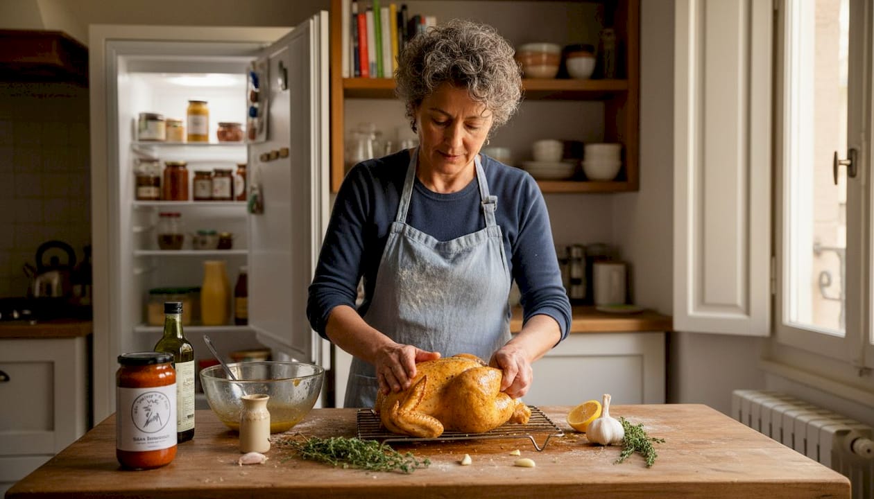 Preparando un delicioso adobo para pollo campero en casa