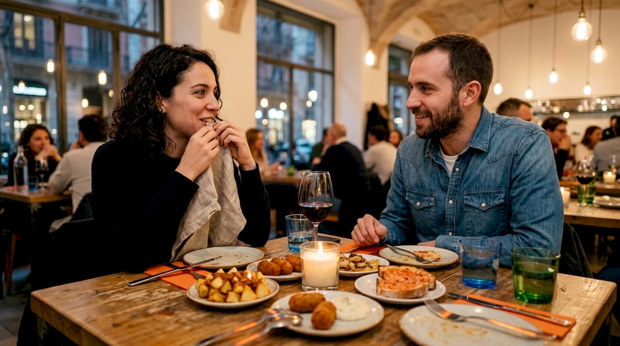 Una velada gastronómica única que despierta los sentidos en pleno corazón de Barcelona.