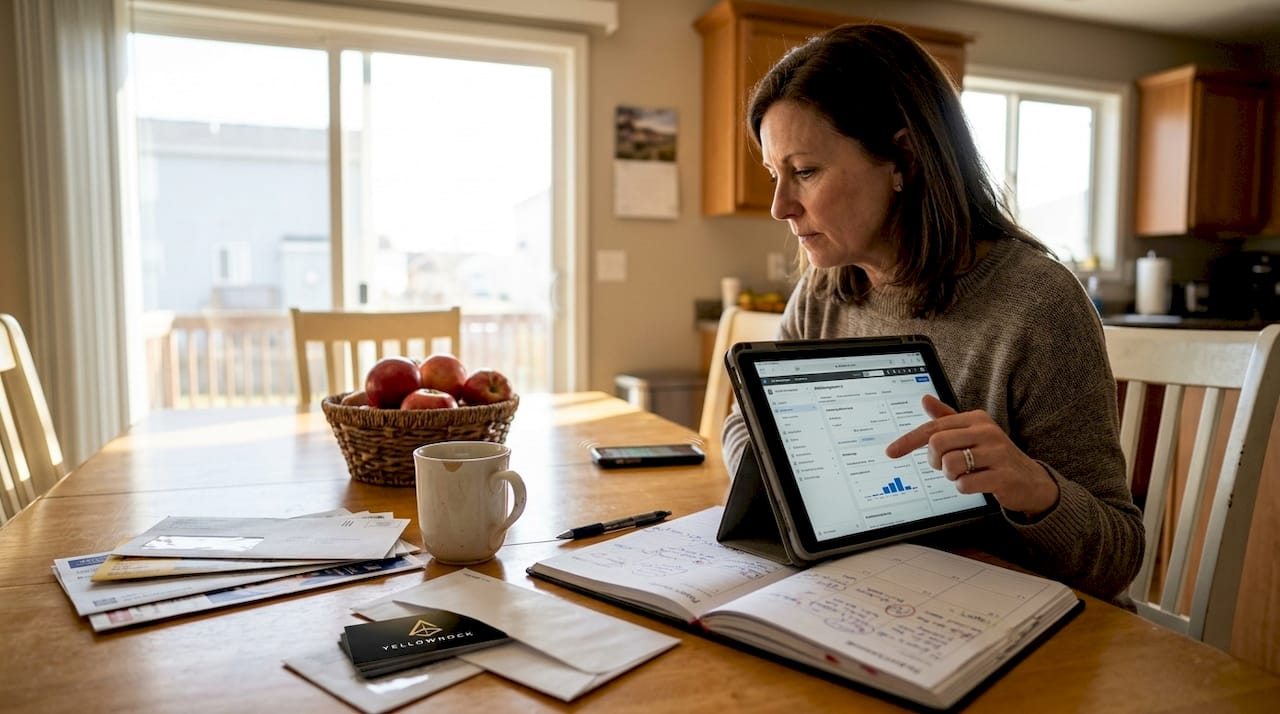 Empresario preparando campañas de publicidad digital para su negocio en la zona