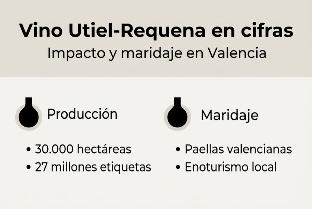 Datos clave y sugerencias de maridaje para los vinos de Utiel-Requena