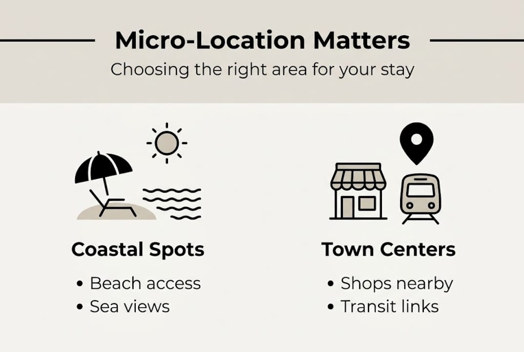 Infographic on choosing rental micro-location