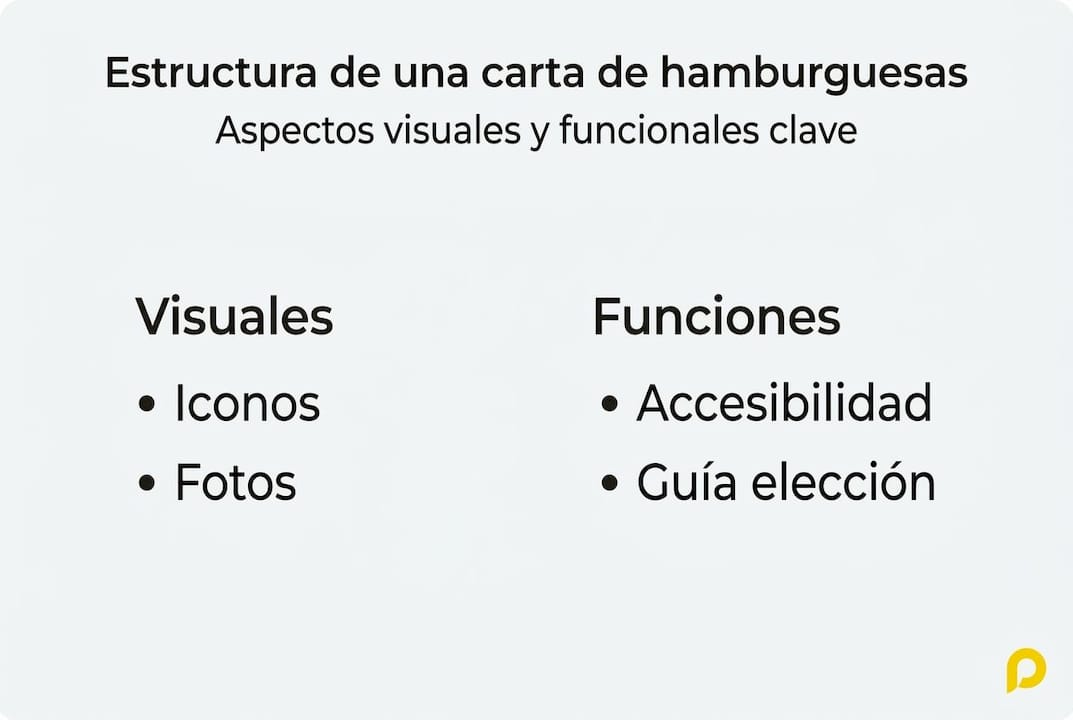 Infografía: cómo se compone una hamburguesa perfecta