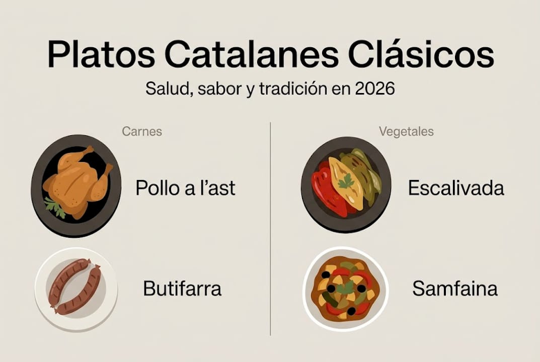 Guía visual de los platos más emblemáticos de la cocina catalana