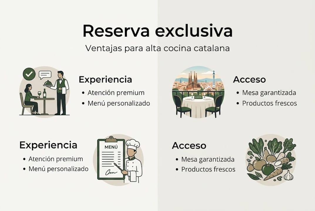 Infografía: beneficios de elegir un restaurante exclusivo para tus reservas