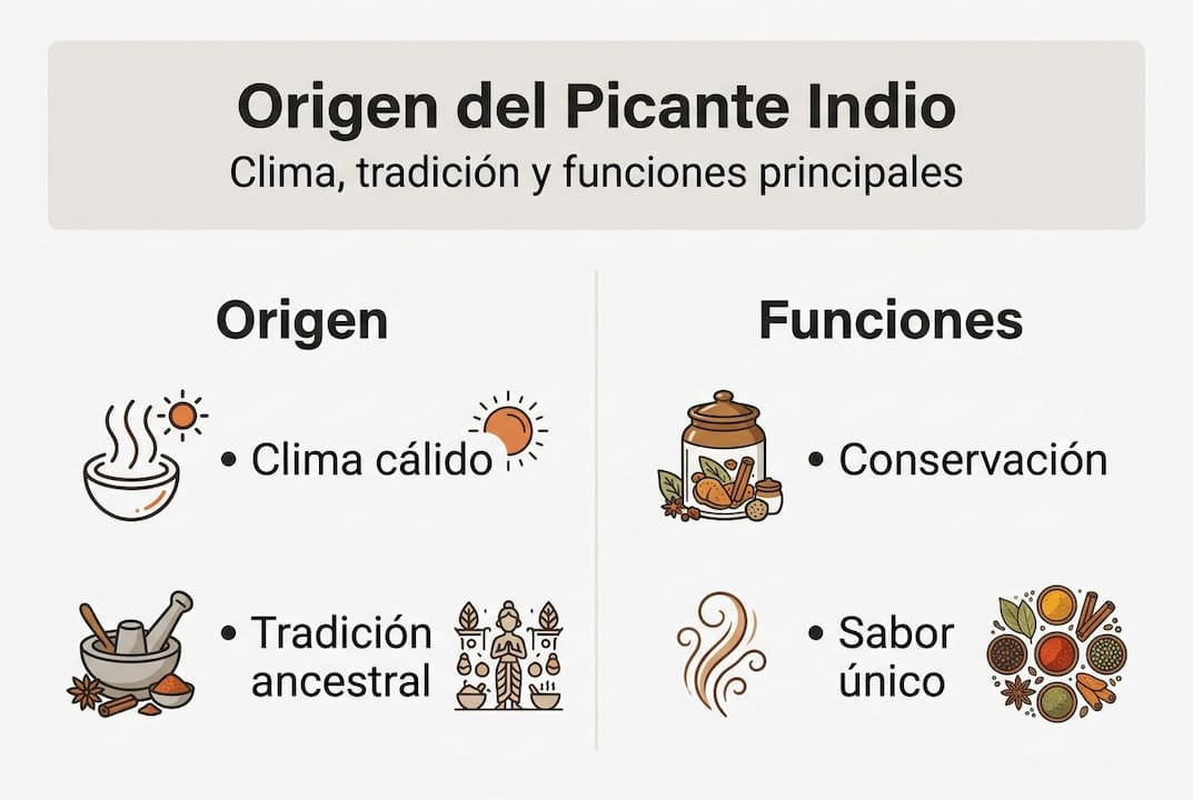 Infografía: El fascinante mundo del picante en la gastronomía india – historia, usos y curiosidades