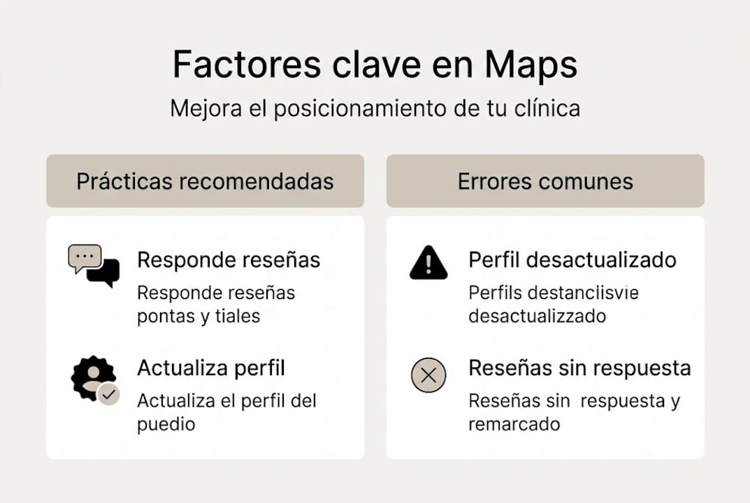Infografía con los puntos clave para aprovechar Google Maps