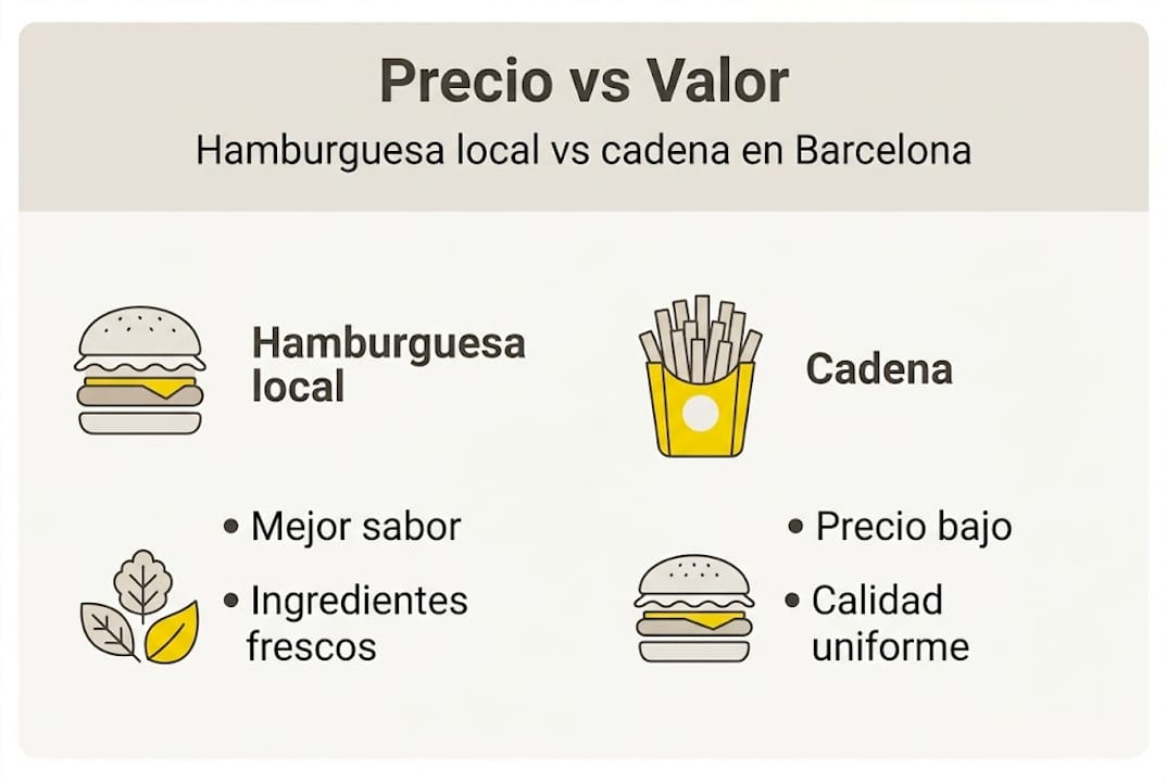 Infografía: ¿Cuánto cuesta realmente una hamburguesa en tu ciudad y qué recibes a cambio?