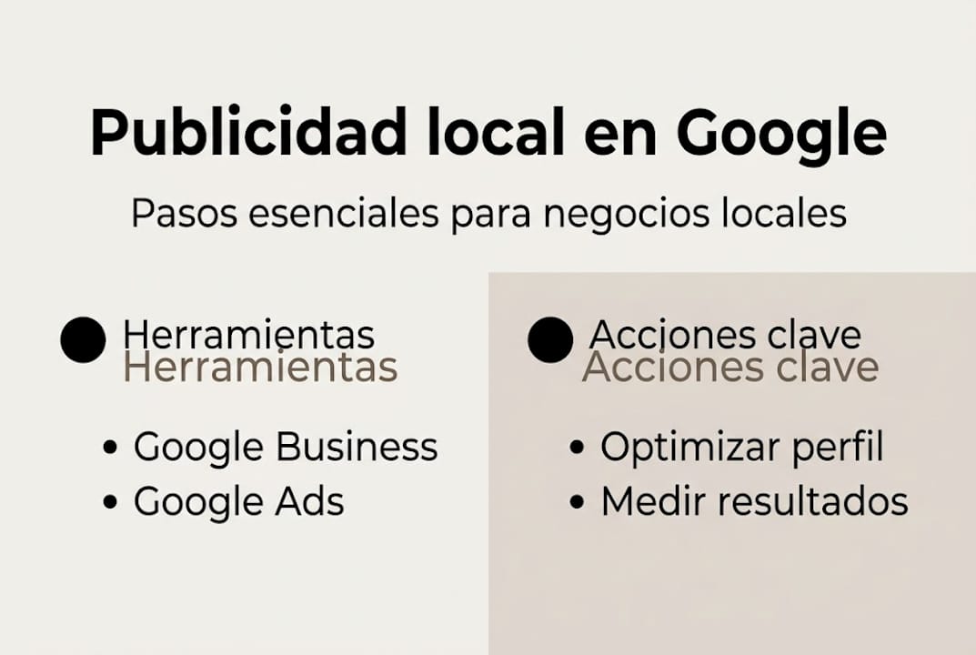 Infografía: claves para lanzar una campaña de publicidad local en Google