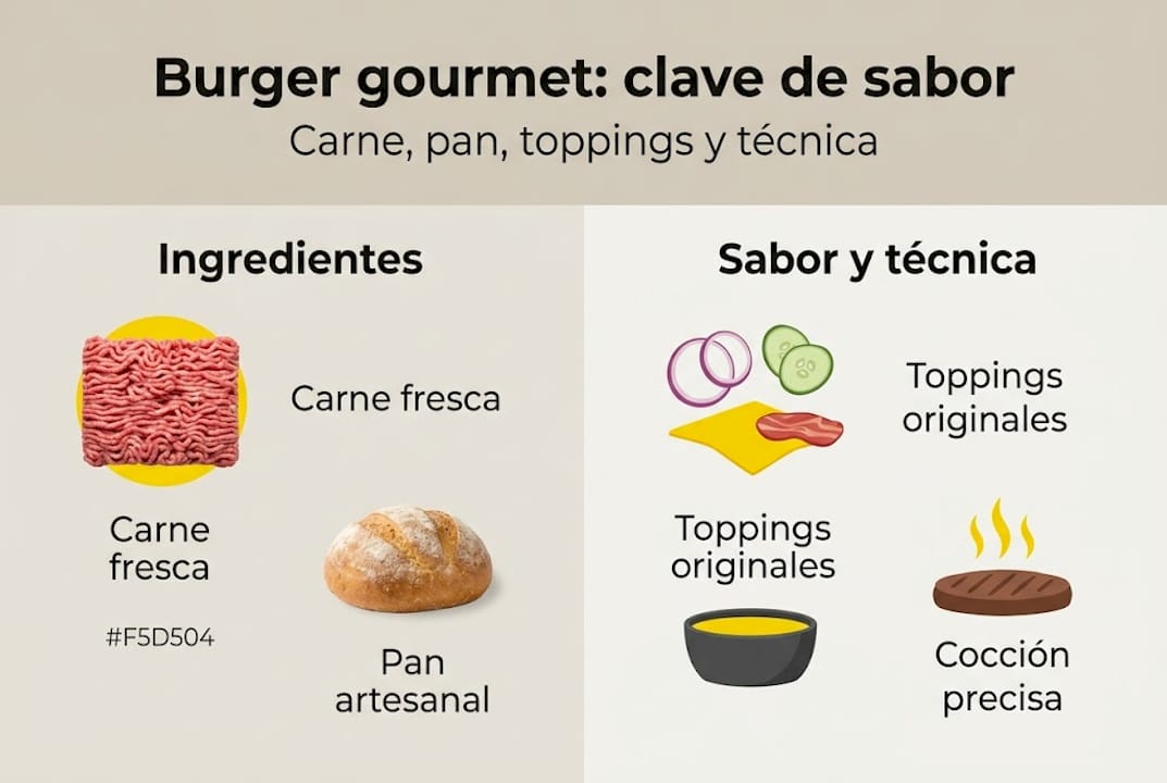 Guía visual sobre las hamburguesas gourmet: descubre los secretos para prepararlas como un experto