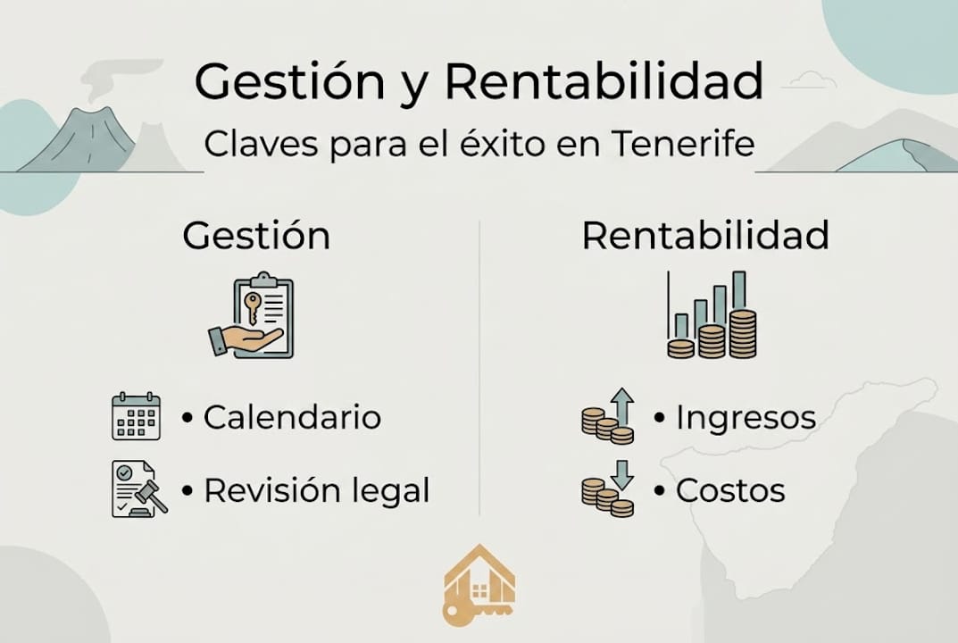 Claves para gestionar y maximizar la rentabilidad en Tenerife: una infografía imprescindible