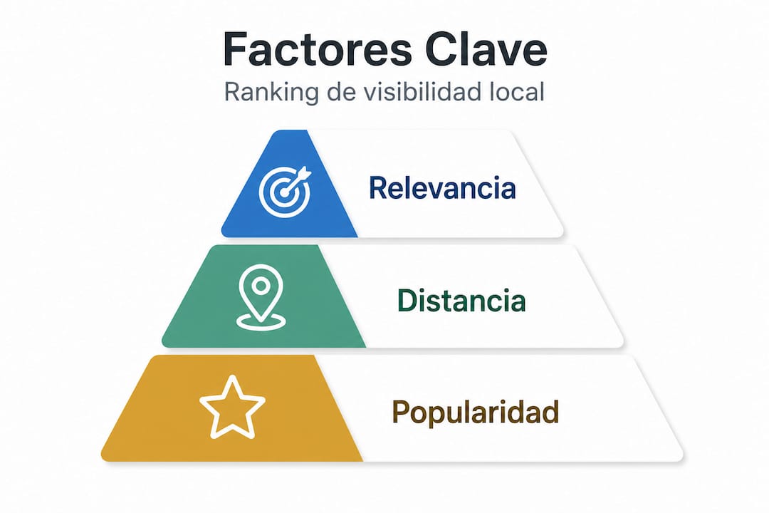 Infografía sobre la importancia de los factores que influyen en la visibilidad local
