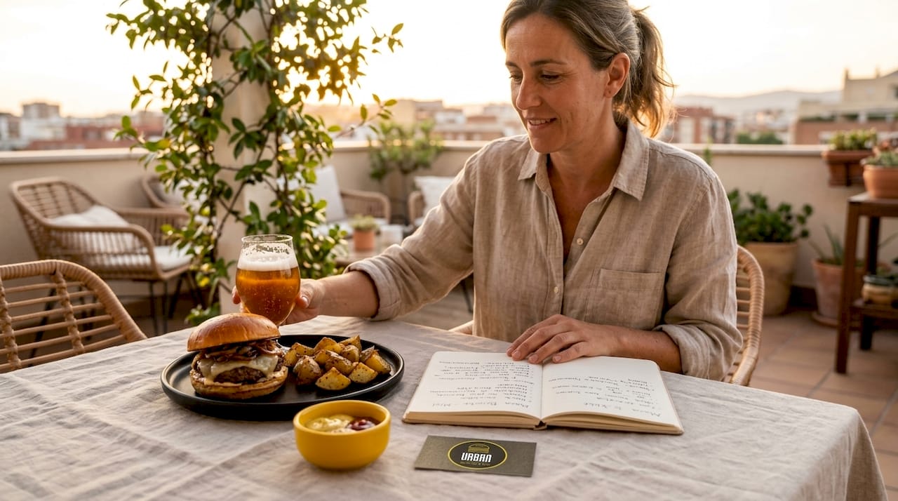 Acompaña tu hamburguesa gourmet con una buena cerveza directamente desde la cocina.
