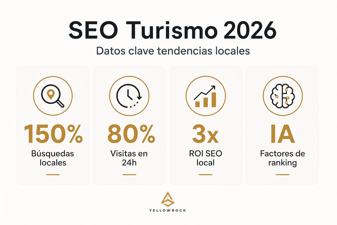 Infografía: cifras imprescindibles sobre SEO local en turismo para 2026