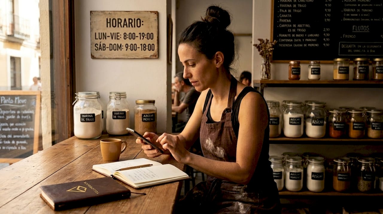 La propietaria de la pastelería se encarga personalmente de responder a las opiniones de sus clientes.