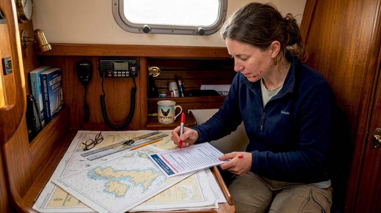 Yacht cabin safety checklist review