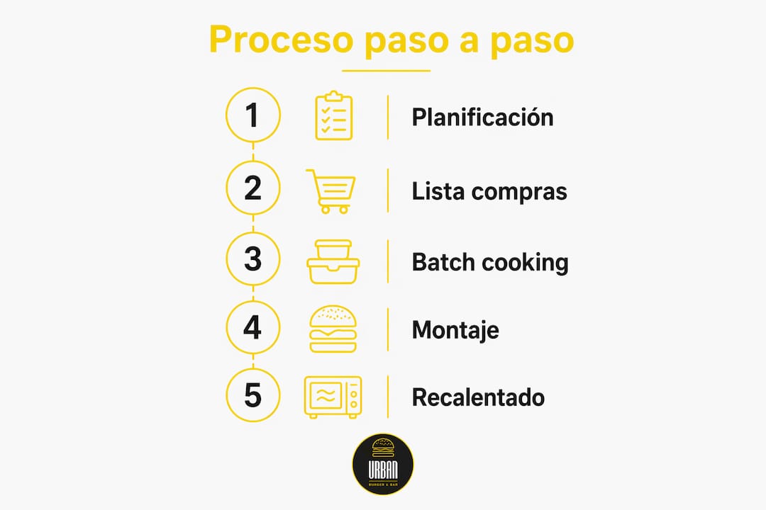 Guía visual para organizar tu menú diario en casa, paso a paso