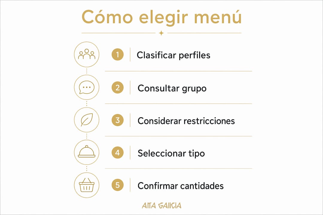 Infografía: Cómo elegir el menú ideal para compartir en grupo