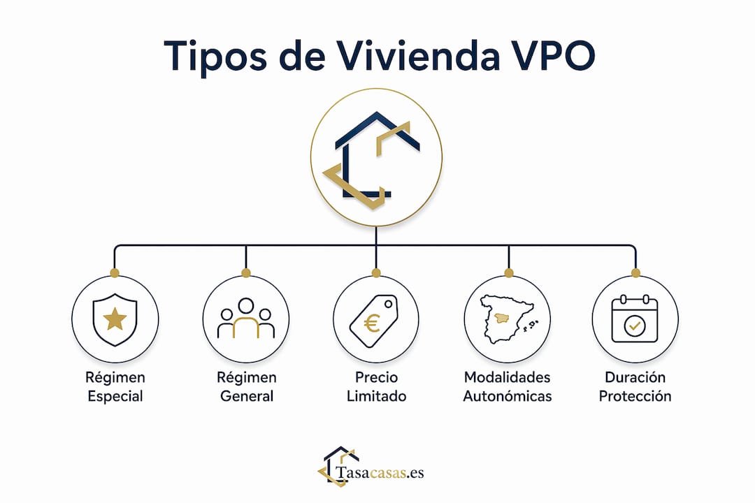 Guía visual sobre los distintos tipos de viviendas protegidas en España