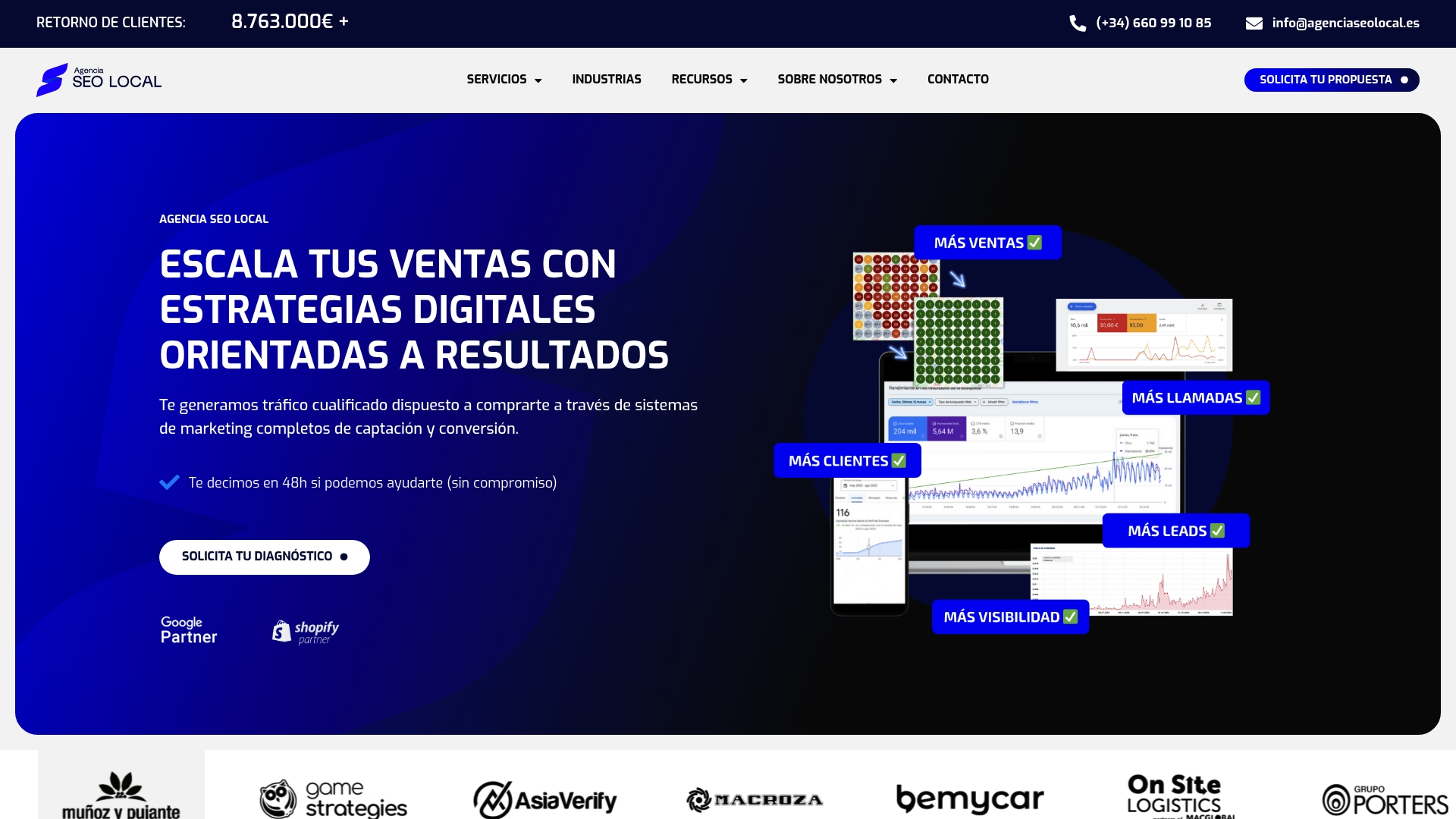 https://agenciaseolocal.es
