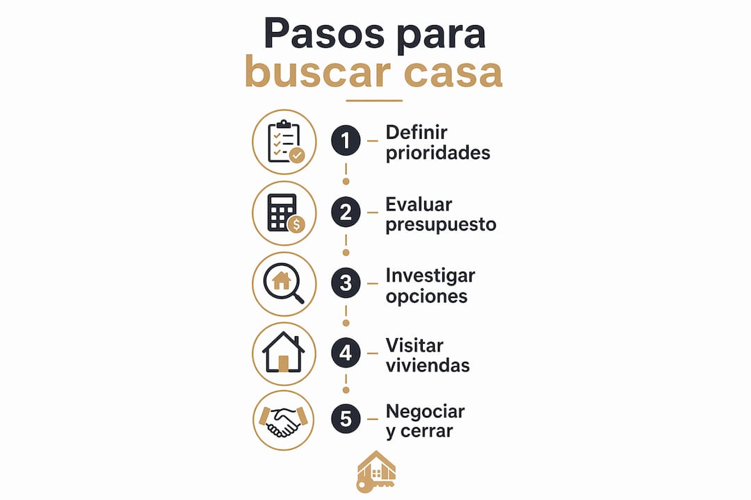 Infografía: guía práctica para encontrar el hogar perfecto