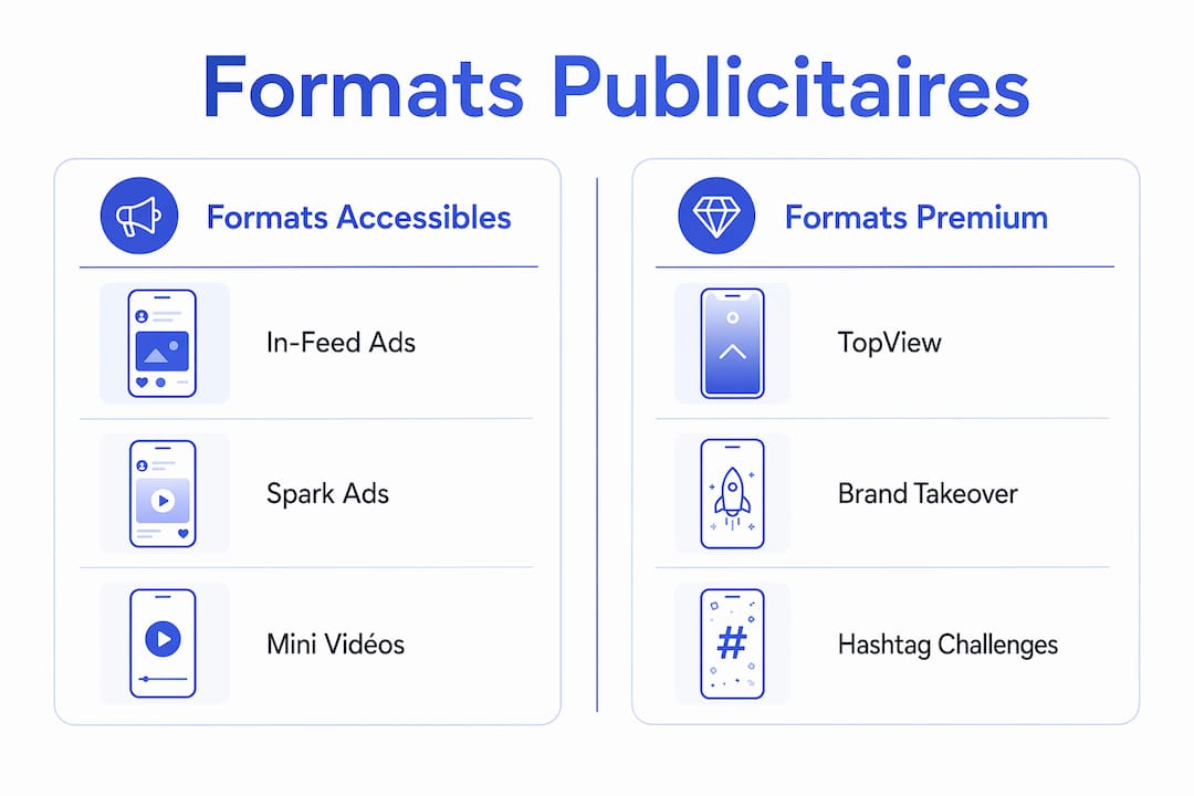 Panorama des formats publicitaires TikTok pensés pour les petites entreprises
