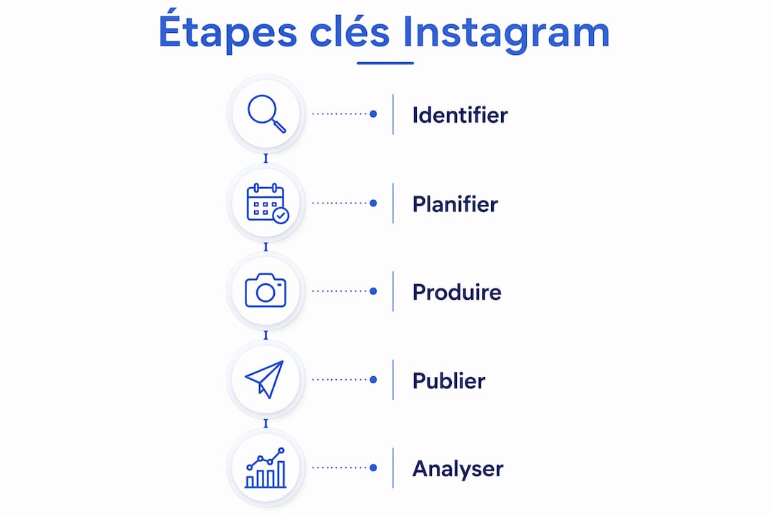 Infographie : les étapes essentielles pour booster votre engagement organique sur Instagram