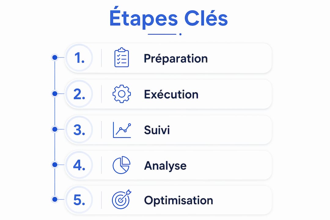 Découvrez en un coup d'œil les différentes étapes clés pour réussir votre campagne saisonnière grâce à cette infographie.