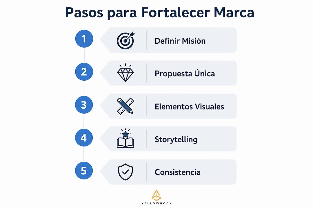 Infografía con recomendaciones clave para impulsar tu marca en el ámbito local