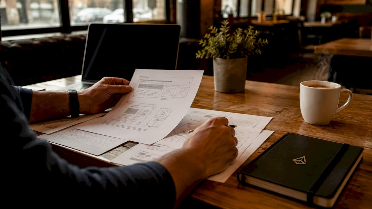 Personas trabajando en la organización de contenidos para optimizarlos en SEO on-page