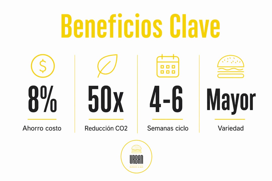 Infografía: ventajas principales de implementar un menú rotativo