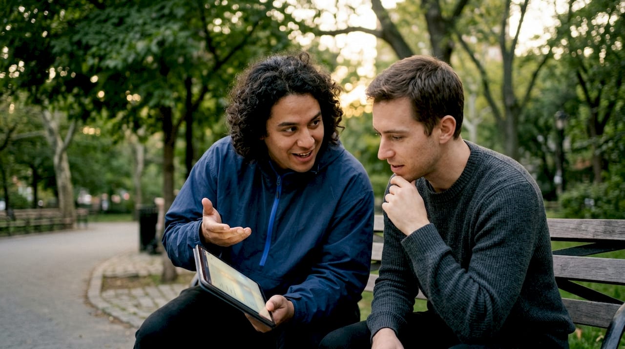 Deux experts en marketing en pleine recherche d’influenceurs à l’aide d’outils spécialisés