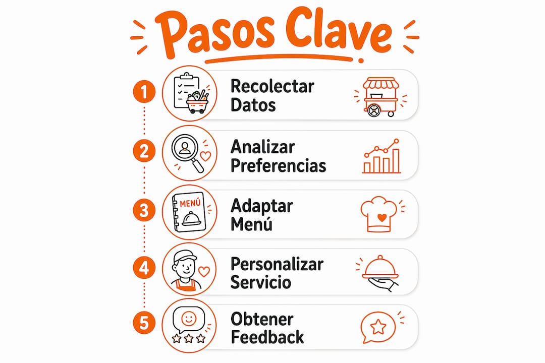 Infografía: descubre cómo crear una experiencia gastronómica a tu medida, paso a paso