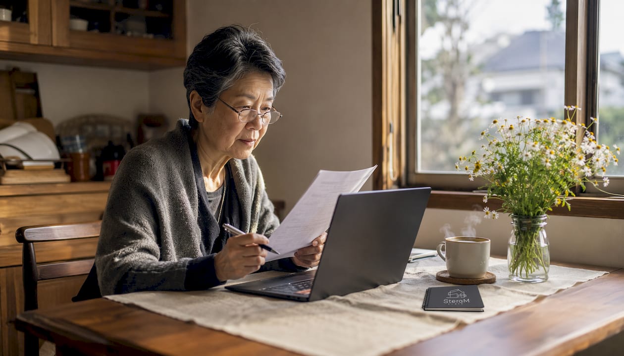 Homeowner verifying contractor license online