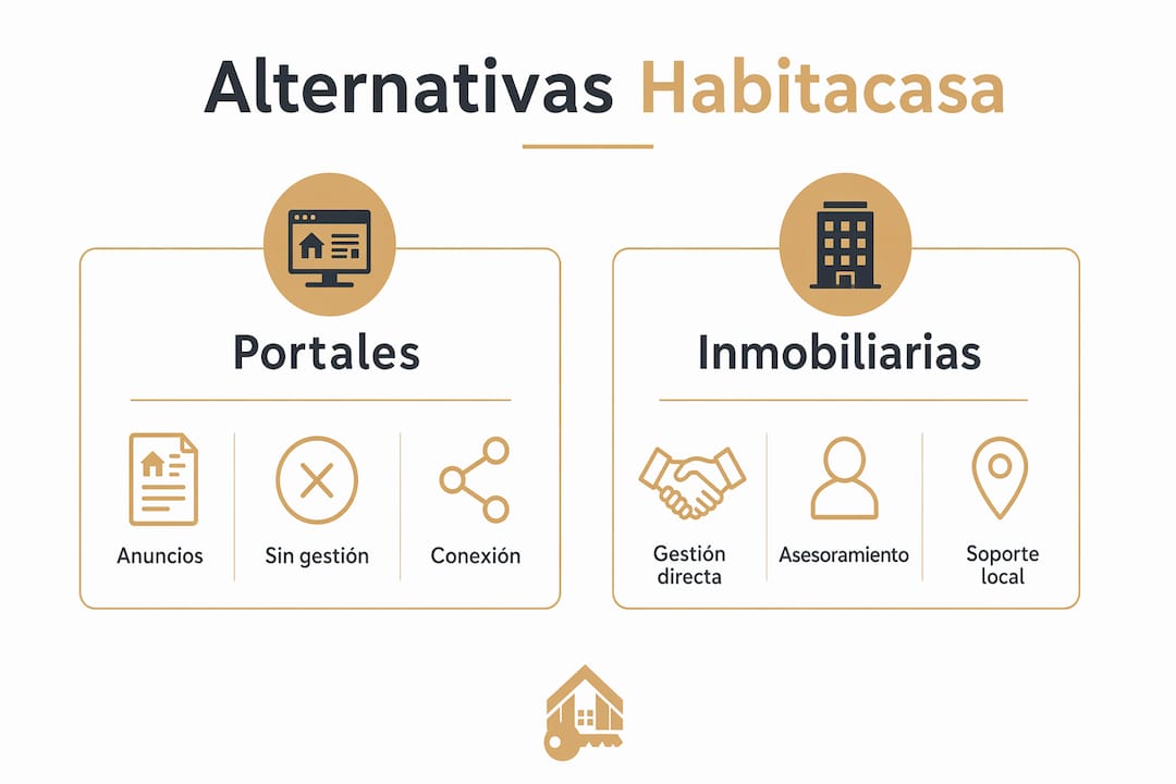 Comparativa visual de los principales portales y agencias inmobiliarias en Jumilla y Murcia