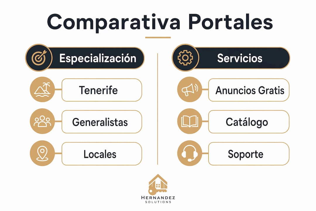 Análisis visual de las principales webs inmobiliarias en Tenerife