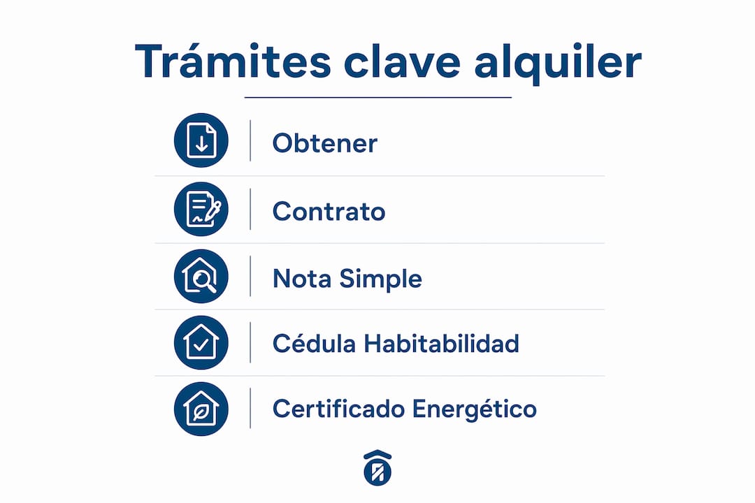 Guía visual con recomendaciones para realizar un alquiler de forma segura