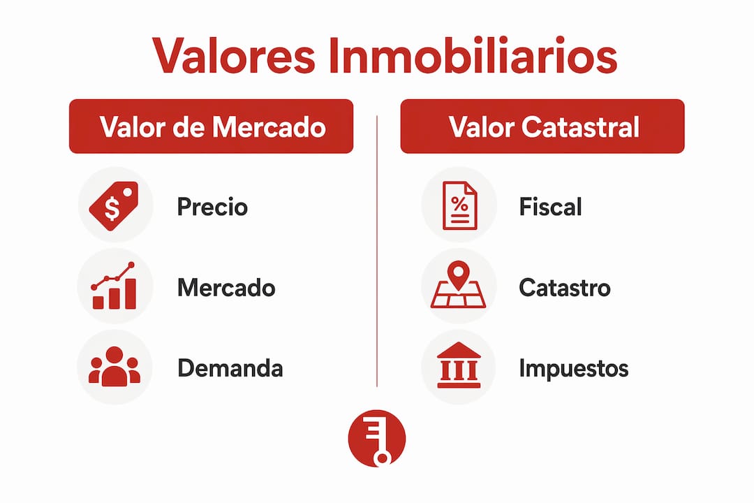 Comparativa visual de precios en el mercado inmobiliario