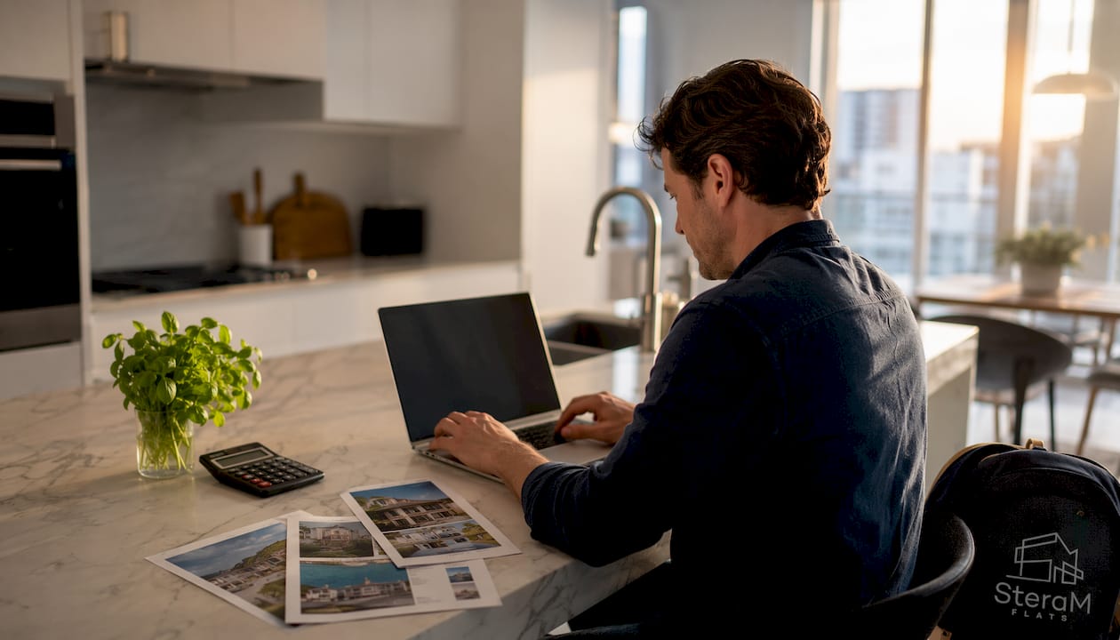 US investor researching Spanish coastal real estate