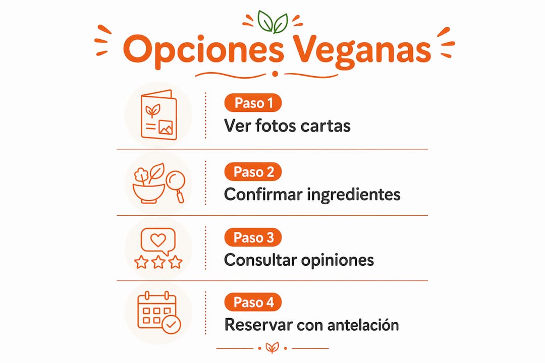 Guía visual: cómo elegir un restaurante indio vegano paso a paso