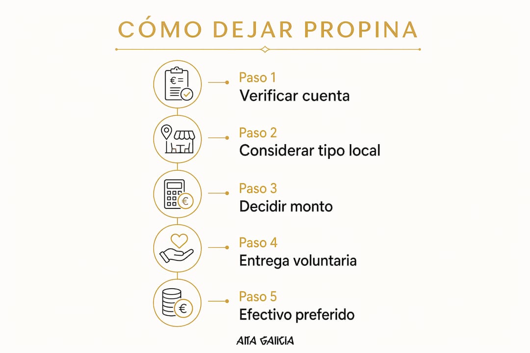 Guía visual sobre cómo dejar propina en Barcelona: pasos sencillos para hacerlo correctamente