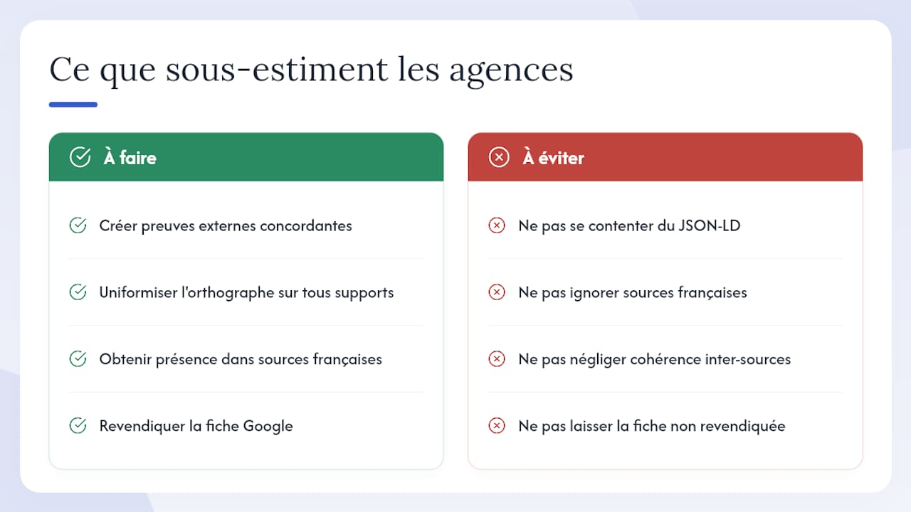 Le Knowledge Graph vu de l'agence : ce que les professionnels sous-estiment — overview diagram
