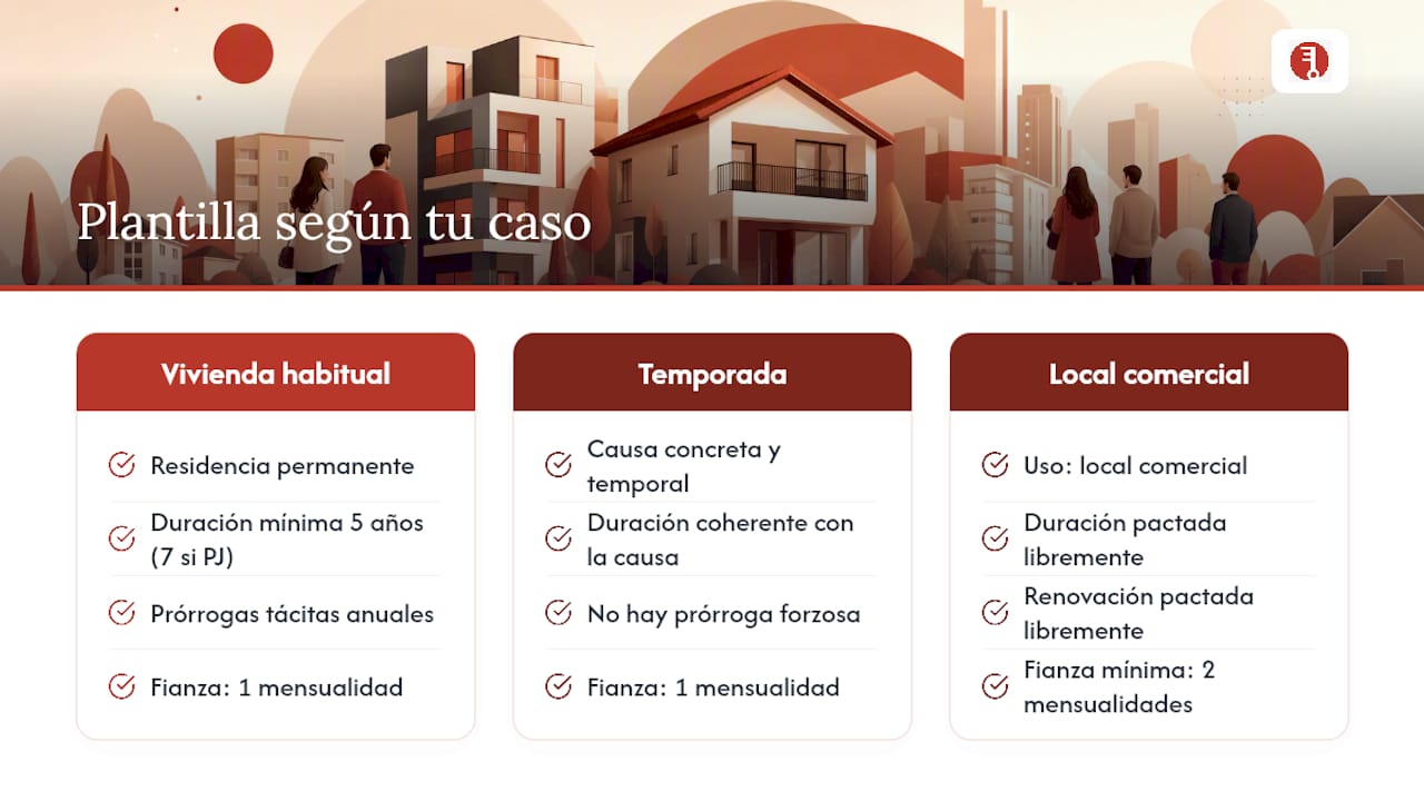 ¿Qué plantilla necesitas según tu caso? — overview diagram