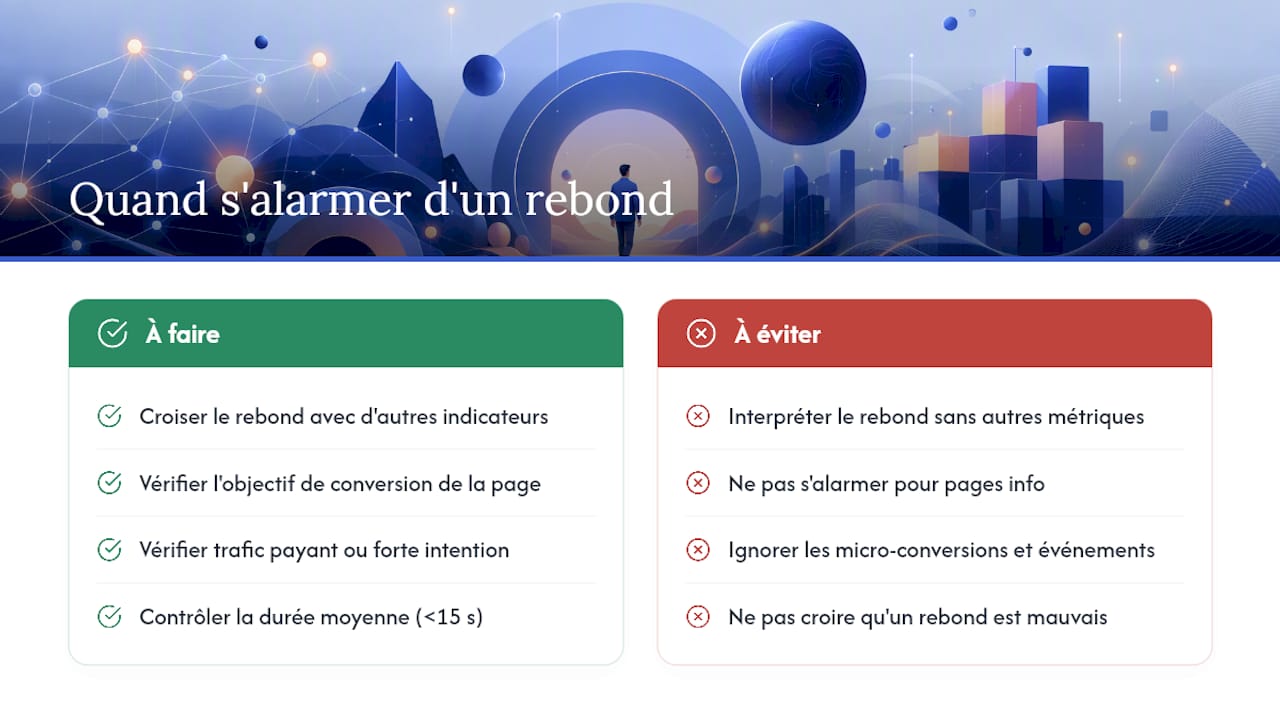 Un taux de rebond élevé est-il toujours un problème ? — overview diagram