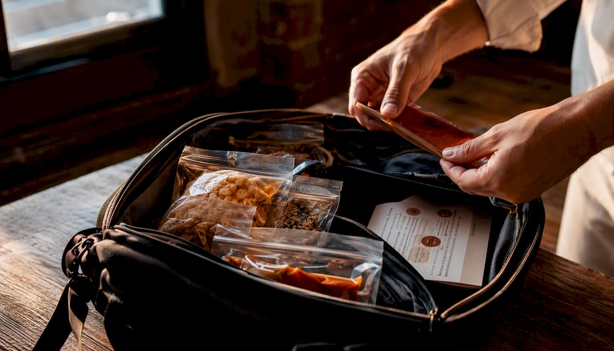 Artículos imprescindibles para un kit de emergencia sin gluten, listos para llevar en tus viajes