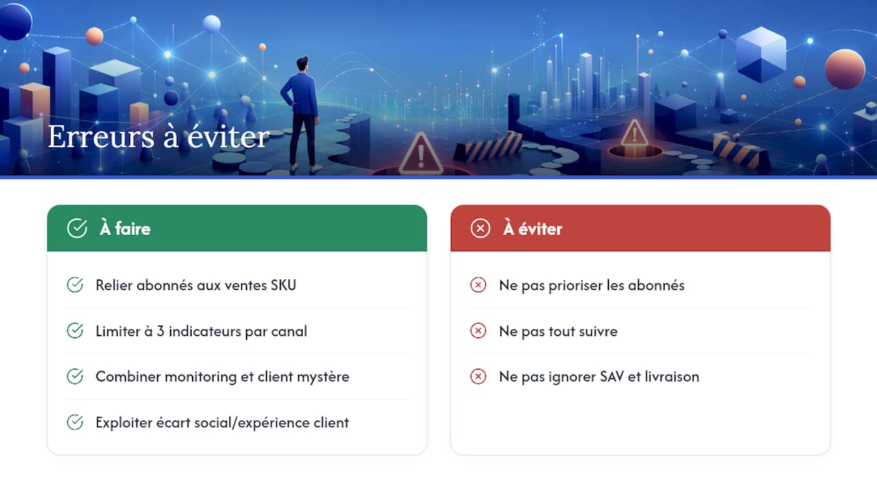 Quelles erreurs éviter dans l'analyse concurrentielle sur les réseaux sociaux ? — overview diagram