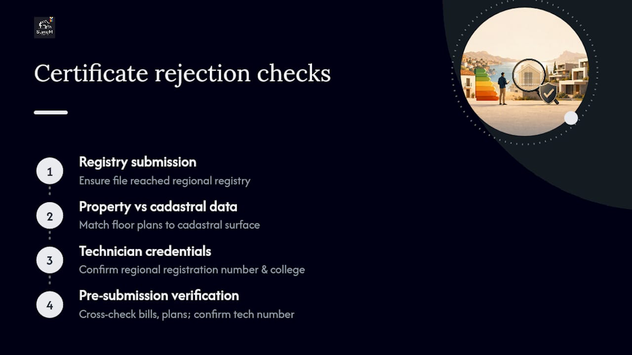 Three checks preventing certificate rejection