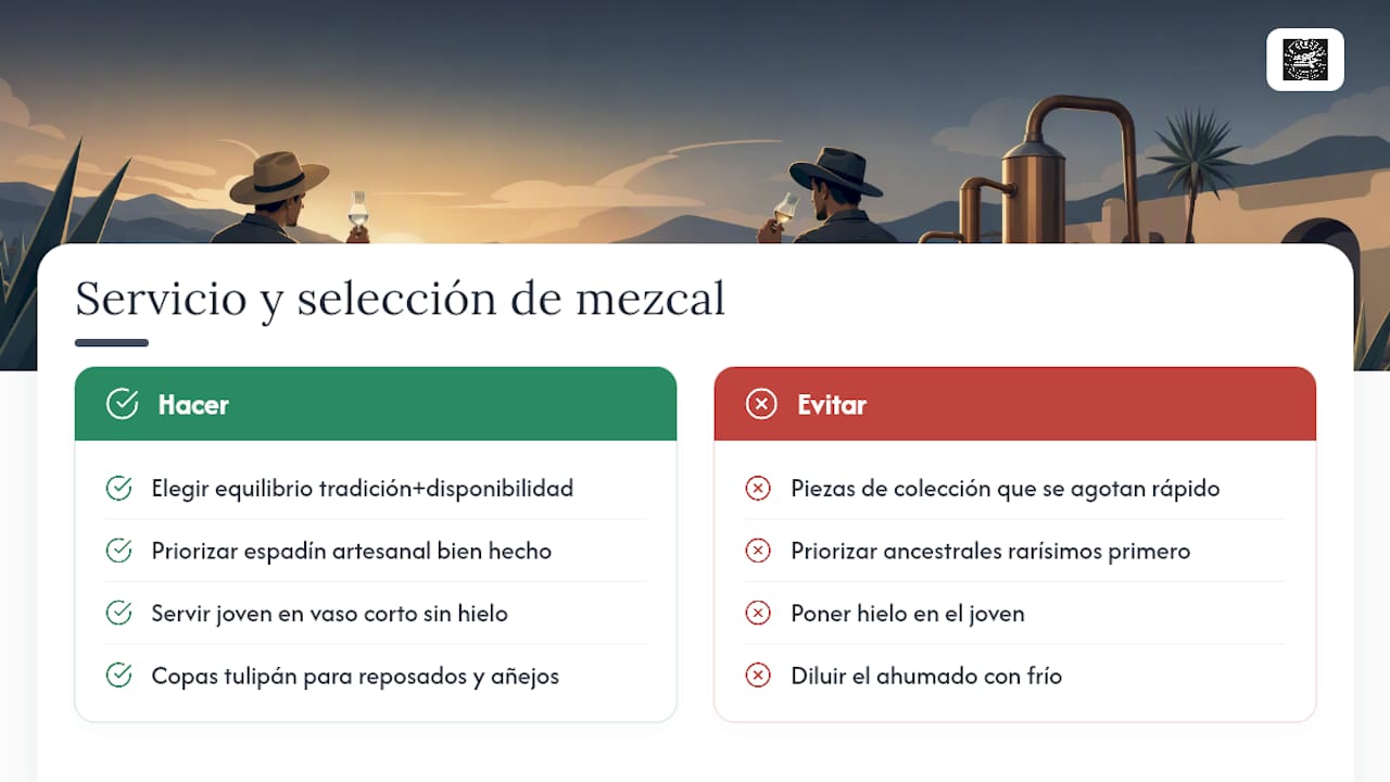 Lo que aprendimos sirviendo mezcal en carta — overview diagram