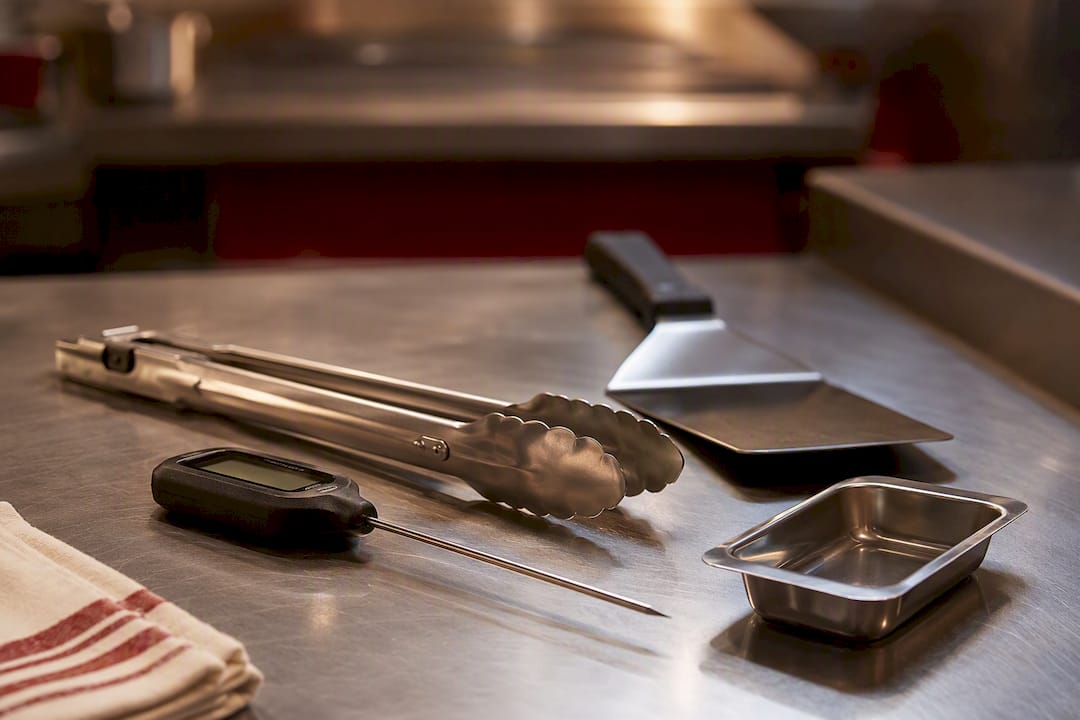 Utensilios de cocina para brasas y plancha