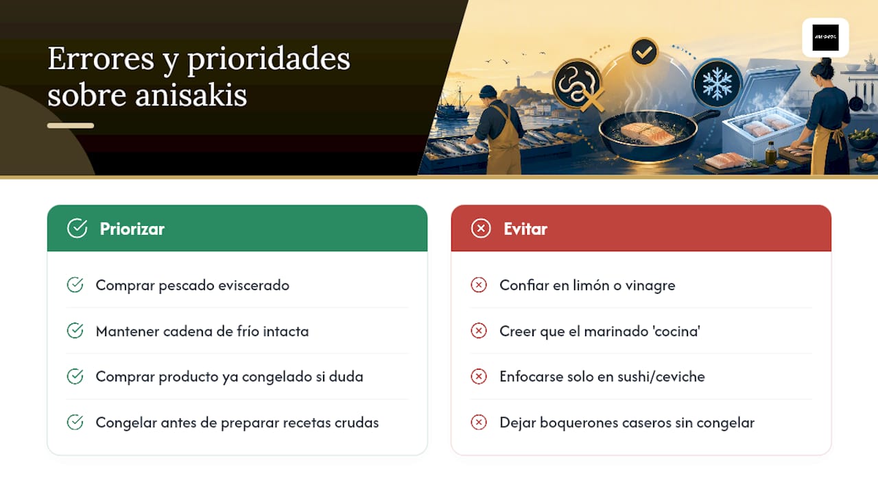 Lo que la mayoría se salta al hablar de anisakis — overview diagram