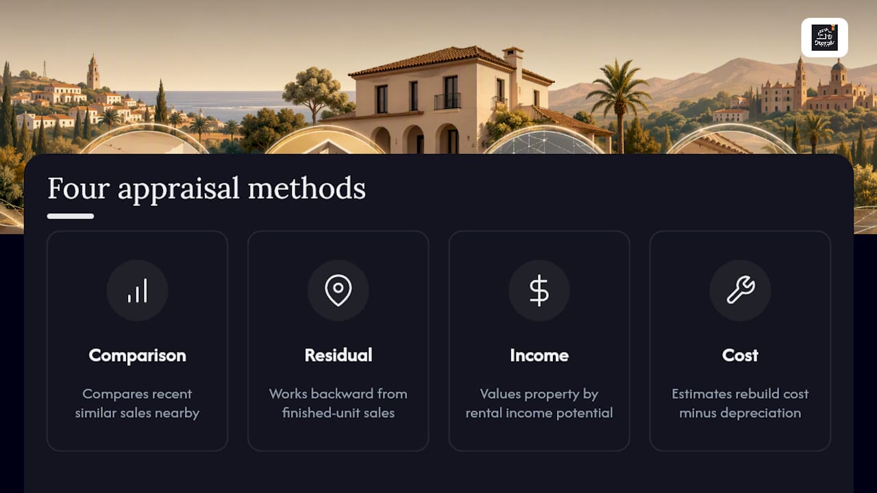 Four methods used to value property
